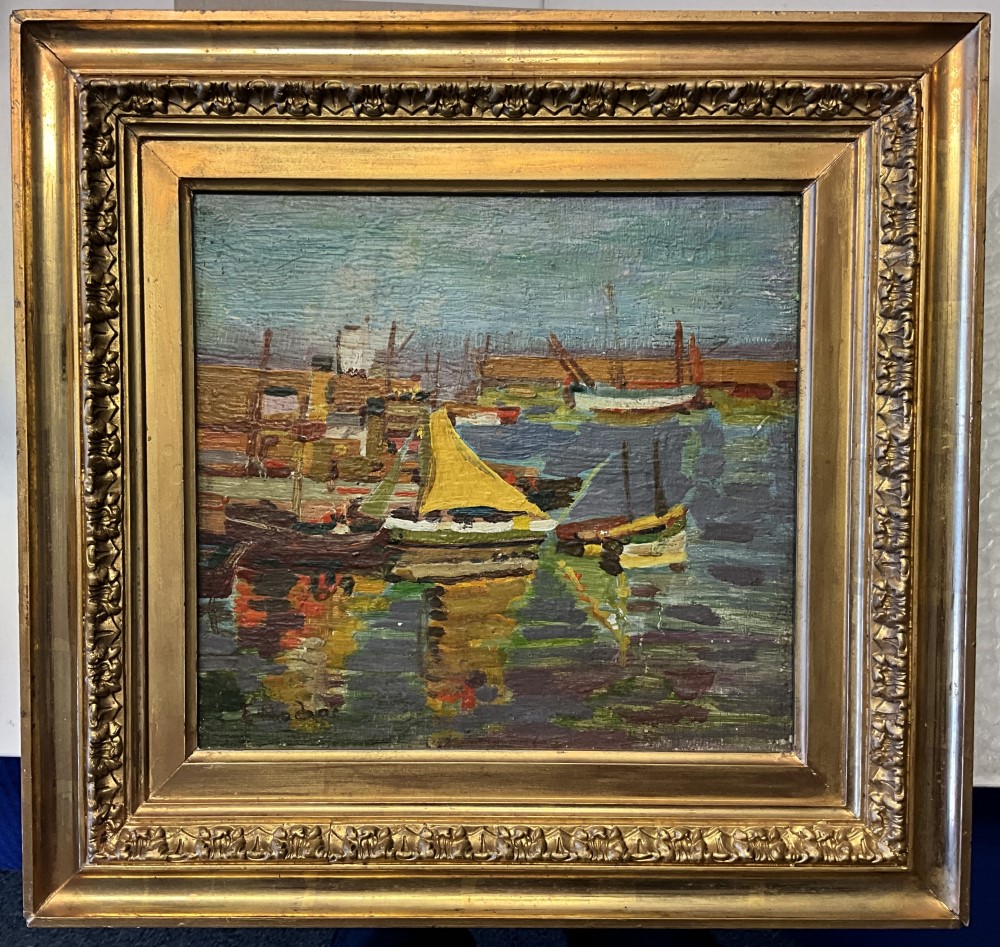 "Hafen" o. J. bzw. Das gelbe Segel